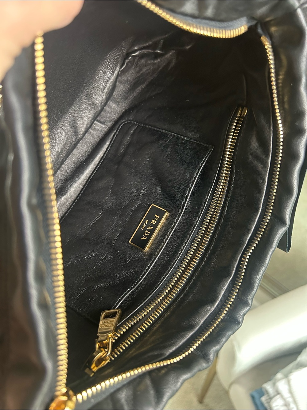 Prada Nappa Antique Bow Clutch - Picture 7 of 9
